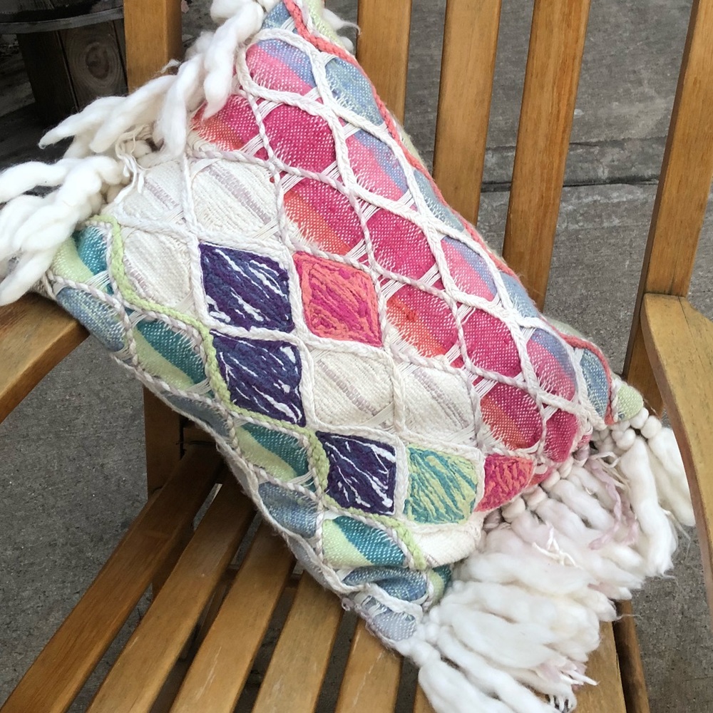 Lot 3 Anthropologie Wool Pillow Shams Tammy Kanat - Picture 5 of 15